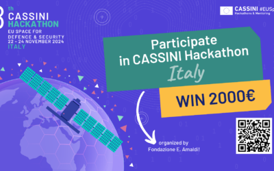 Fondazione E. Amaldi will organise the 8th Cassini Hackathon “EU Space for Security & Defence” which will take place in Rome from November 22 to 24, 2024